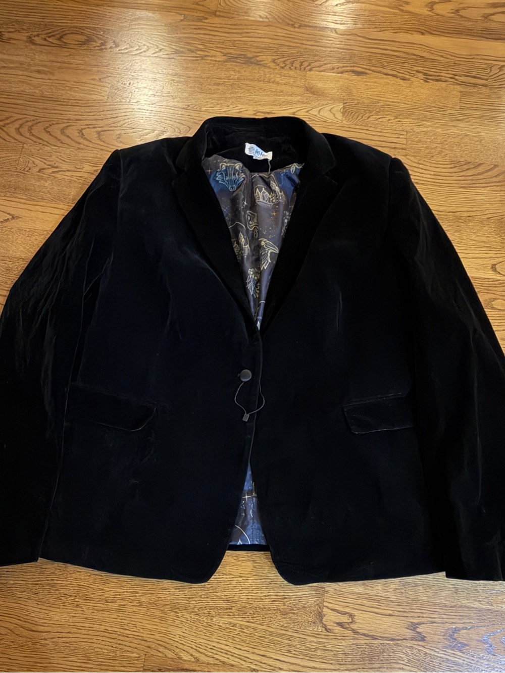 Official Harry Potter Hogwarts Constellation Velvet Blazer Jacket FUN.com Piece